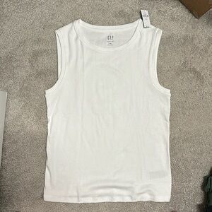 NWT GAP white tanks- size L Tall